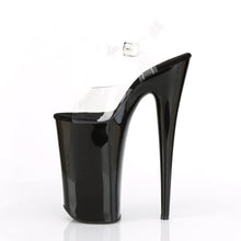 Load image into Gallery viewer, BEYOND-008 Sexy 10&quot; Heel Clear &amp; Black Pole Dancer Platforms