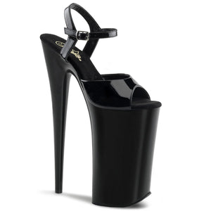 BEYOND-009 Sexy 10" Heel Black Pole Dancing Platforms