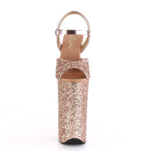 Load image into Gallery viewer, BEYOND-010LG Sexy 10&quot; Heel Rose Gold Glitter Strippers Shoes