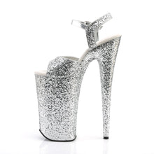 Load image into Gallery viewer, BEYOND-010LG Sexy 10 Inch Heel Silver Glitter High Shoes