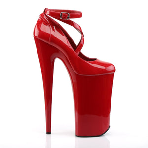 BEYOND-087 Pleasers Sexy 10" Heel Red Pole Dancing Platforms