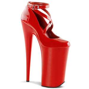 BEYOND-087 Pleasers Sexy 10" Heel Red Pole Dancing Platforms