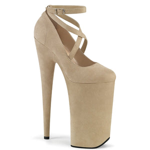 BEYOND-087FS Sexy 10 Inch Heel Beige Pole Dancing Platforms