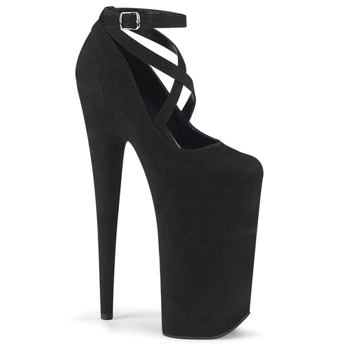 BEYOND-087FS Sexy 10 Inch Heel Black Pole Dancing Platforms