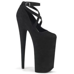 BEYOND-087FS Sexy 10 Inch Heel Black Pole Dancing Platforms