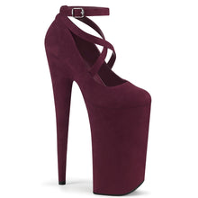 Load image into Gallery viewer, BEYOND-087FS Sexy 10&quot; Heel Burgundy Pole Dancing Platforms