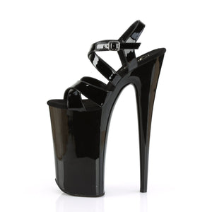 BEYOND-097 Sexy 10" Heel Black Patent Pole Dancing Platforms