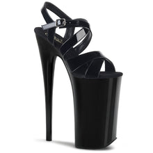 Load image into Gallery viewer, BEYOND-097 Sexy 10&quot; Heel Black Patent Pole Dancing Platforms