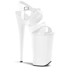 Load image into Gallery viewer, BEYOND-097 Sexy 10&quot; Heel White Patent Pole Dancing Platforms