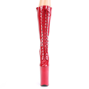 BEYOND-2020 Pleasers Sexy 10" Heel Red Pole Dancing Platform