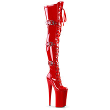 Load image into Gallery viewer, BEYOND-3028 Pleasers Sexy 10&quot; Heel Red Pole Dancing Platform