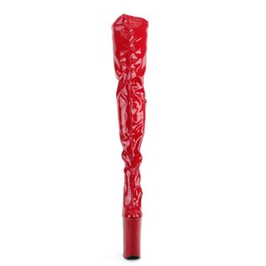 BEYOND-4000 Pleasers Sexy 10" Heel Red Pole Dancing Platform