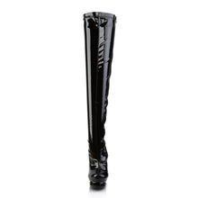 Load image into Gallery viewer, BLONDIE-3000 Sexy 6&quot; Heel Black Pewter Chrome Strippers Boot