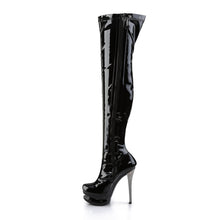 Load image into Gallery viewer, BLONDIE-3000 Sexy 6&quot; Heel Black Pewter Chrome Strippers Boot