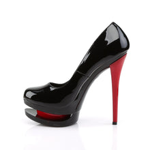 Load image into Gallery viewer, BLONDIE-685 Sexy 6&quot; Heel Black Patent Pole Dancing Platforms