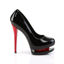 Load image into Gallery viewer, BLONDIE-685 Sexy 6&quot; Heel Black Patent Pole Dancing Platforms