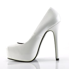 Load image into Gallery viewer, BONDAGE-01 Devious 5.5 Inch Heel White Patent Platform Shoes