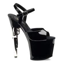 Load image into Gallery viewer, BONDGIRL-709 Sexy 7.5 Inch Black Patent Pole Dancer Platform