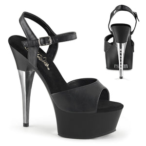 CAPTIVA-609 Sexy 6" Heel Black Pole Dancing Platforms