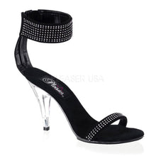 Load image into Gallery viewer, CARESS-440 Fabulicious 4 Inch Heel Black Nubuck Sexy Shoes