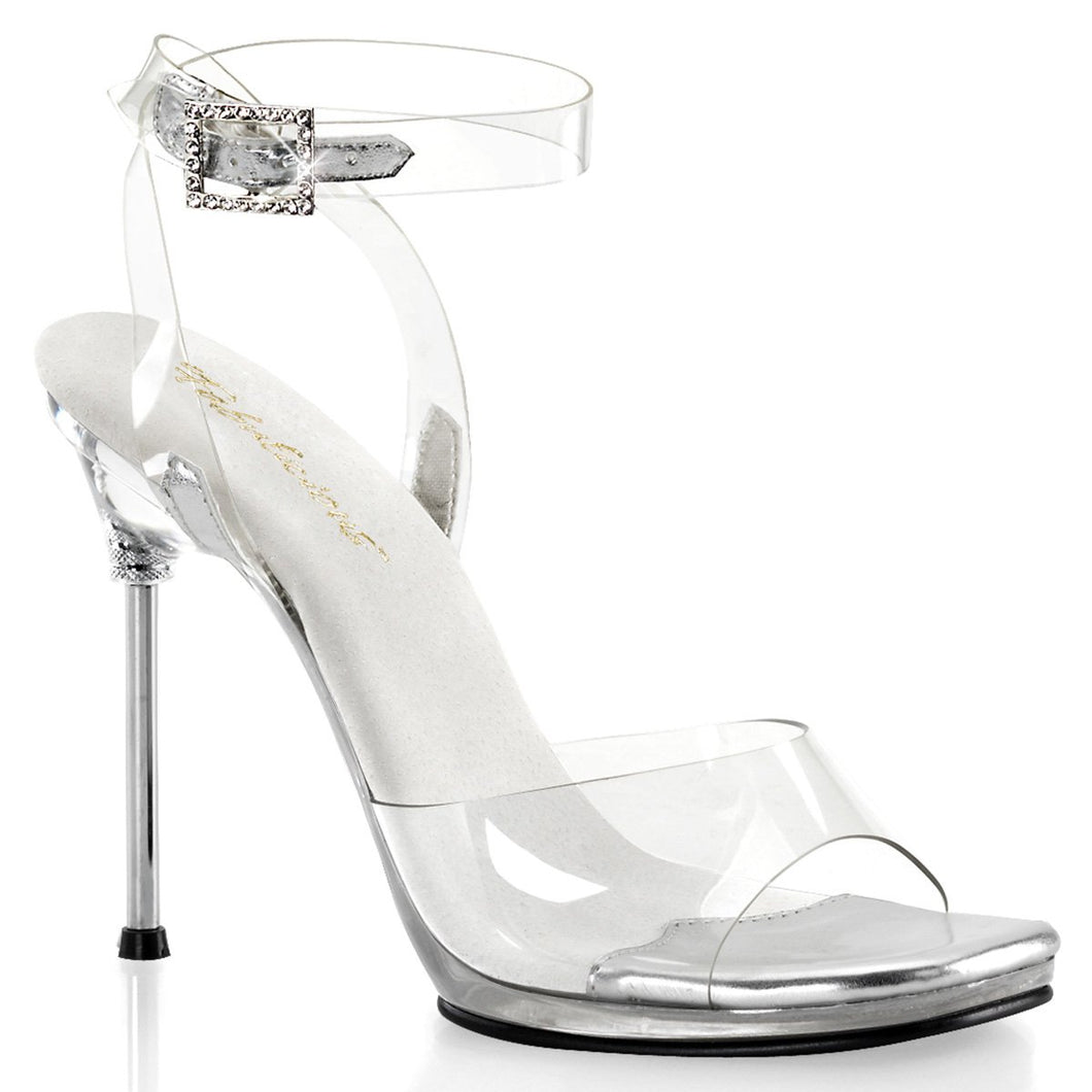 CHIC-06 Fabulicious 4.5 Inch Heel Clear Posing Shoes