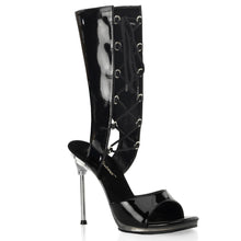 Load image into Gallery viewer, CHIC-65 Fabulicious 4.5 Inch Heel Black and Clear Sexy Shoes