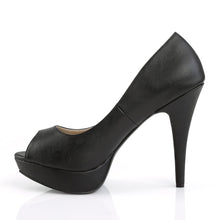 Load image into Gallery viewer, CHLOE-01 Pleaser Pink Label 5 Inch Heel Black Platform Shoe