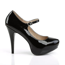 Load image into Gallery viewer, CHLOE-02 Pink Label 5&quot; Heel Black Patent Platform Shoes