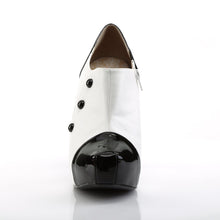 Load image into Gallery viewer, CHLOE-11 Pink Label 5&quot; Heel Black and White Platform Shoes