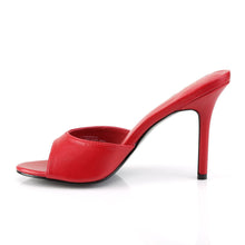 Load image into Gallery viewer, CLASSIQUE-01 Pleaser 4 Inch Heel Red Kid Pu Fetish Footwear