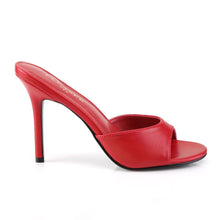 Load image into Gallery viewer, CLASSIQUE-01 Pleaser 4 Inch Heel Red Kid Pu Fetish Footwear