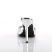 Load image into Gallery viewer, CLASSIQUE-01 Pleaser 4 Inch Heel Silver Fetish Footwear