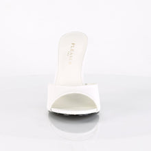 Load image into Gallery viewer, CLASSIQUE-01 Pleaser 4 Inch Heel White Kid Fetish Footwear