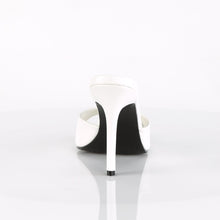 Load image into Gallery viewer, CLASSIQUE-01 Pleaser 4 Inch Heel White Kid Fetish Footwear