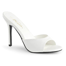 Load image into Gallery viewer, CLASSIQUE-01 Pleaser 4 Inch Heel White Kid Fetish Footwear