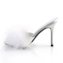 Load image into Gallery viewer, CLASSIQUE-01F Fetish Heel White Faux Fur Bedroom Sexy Shoes