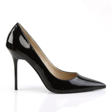 Load image into Gallery viewer, CLASSIQUE-20 Pleaser 4&quot; Heel Black Patent Fetish Footwear