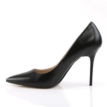 Load image into Gallery viewer, CLASSIQUE-20 Pleaser 4 Inch Heel Black Kid Fetish Footwear