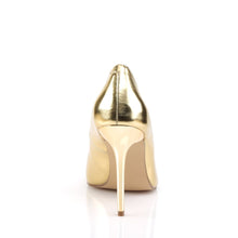 Load image into Gallery viewer, CLASSIQUE-20 Pleaser 4&quot; Heel Gold Metallic Fetish Footwear