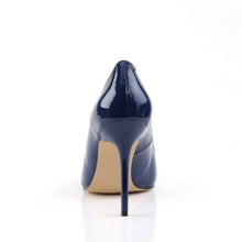 Load image into Gallery viewer, CLASSIQUE-20 Pleaser 4 Inch Heel Navy Blue Fetish Footwear