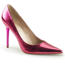 Load image into Gallery viewer, CLASSIQUE-20 Pleaser 4&quot; Heel Pink Metallic Fetish Footwear