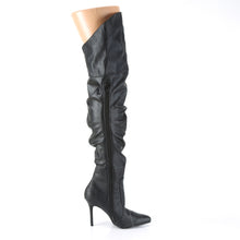 Load image into Gallery viewer, CLASSIQUE-3011 Pleaser 4 Inch Heel Black Fetish Footwear