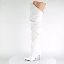 Load image into Gallery viewer, CLASSIQUE-3011 Pleaser 4 Inch Heel White Fetish Footwear