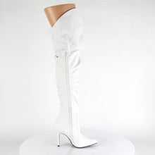 Load image into Gallery viewer, CLASSIQUE-3011 Pleaser 4 Inch Heel White Fetish Footwear