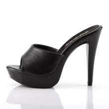 Load image into Gallery viewer, COCKTAIL-501L Fabulicious 5&quot; Heel Black Leather Sexy Shoes