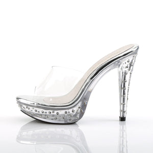 COCKTAIL-501SDT Fabulicious 5 Inch Heel Clear Sexy Shoes