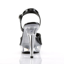 Load image into Gallery viewer, COCKTAIL-509 Fabulicious 5&quot; Heel Black and Clear Sexy Shoes