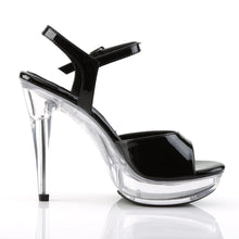 Load image into Gallery viewer, COCKTAIL-509 Fabulicious 5&quot; Heel Black and Clear Sexy Shoes