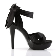 Load image into Gallery viewer, COCKTAIL-568 Fabulicious 5 Inch Heel Black Satin Sexy Shoes