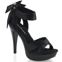 Load image into Gallery viewer, COCKTAIL-568 Fabulicious 5 Inch Heel Black Satin Sexy Shoes